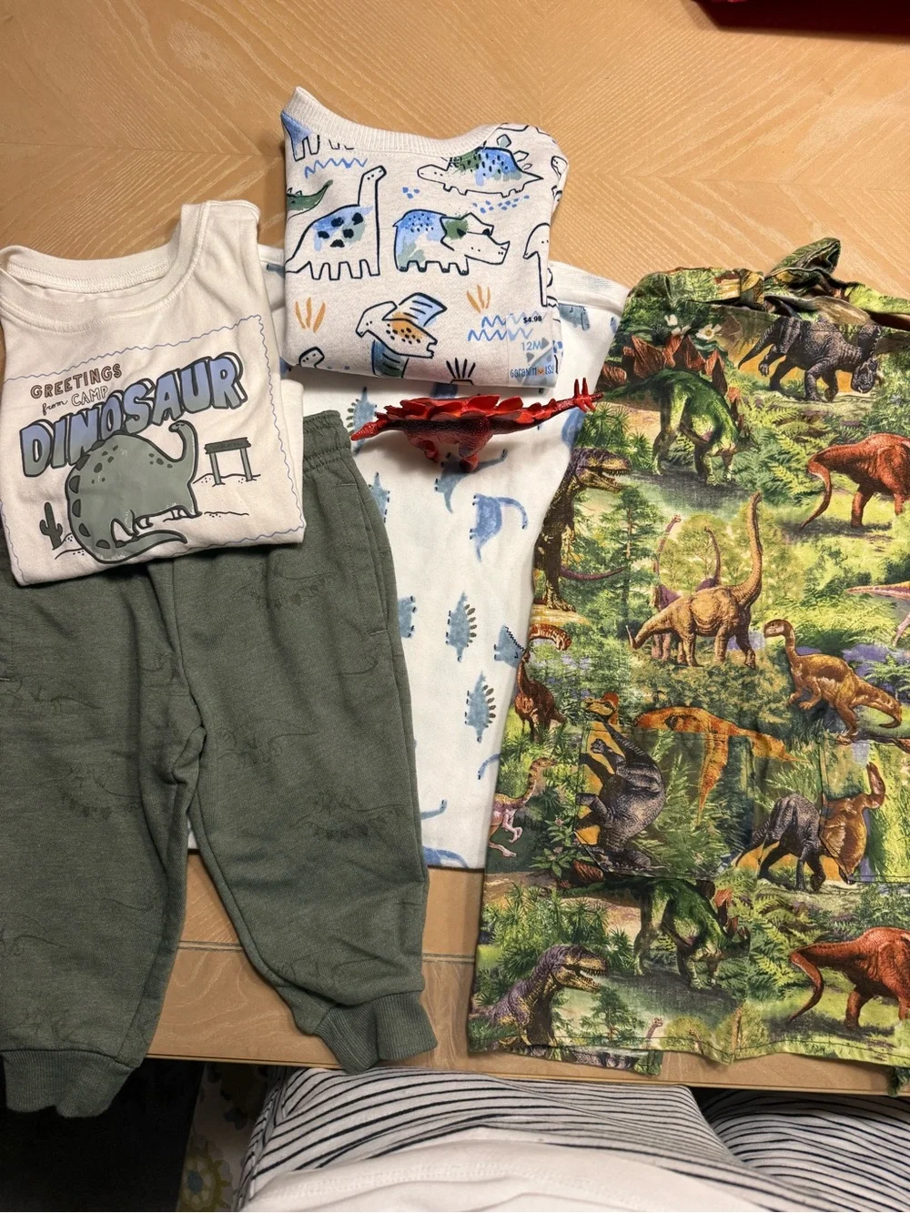 Prehistoric 6 piece- Dinosaur themed set . 12 months